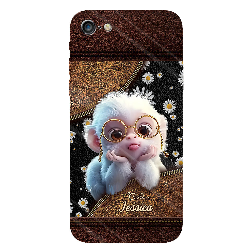 Cute Monkey - Personalized Full Print Phone Case