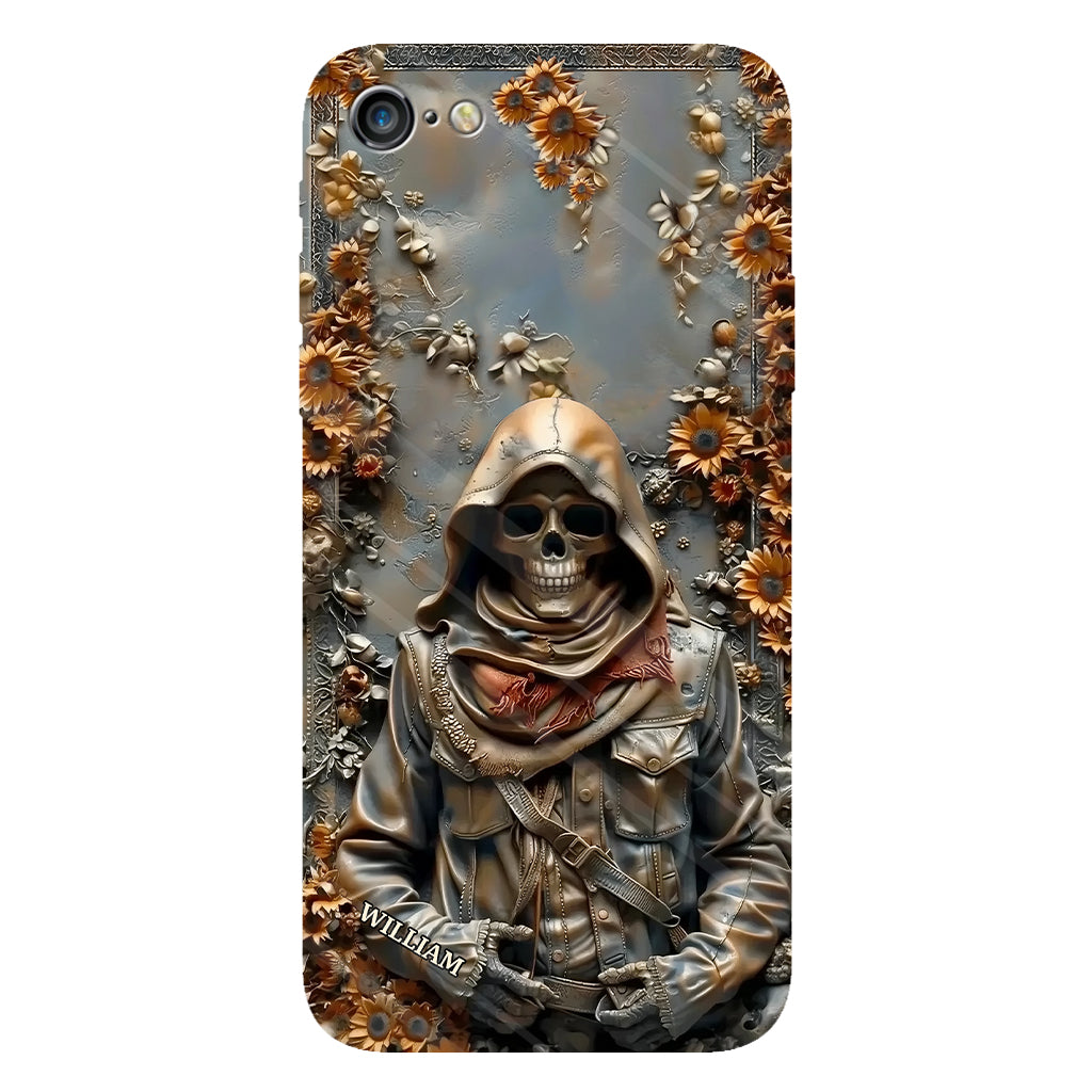 Vintage Skull - Personalized Skull Full Print Phone Case