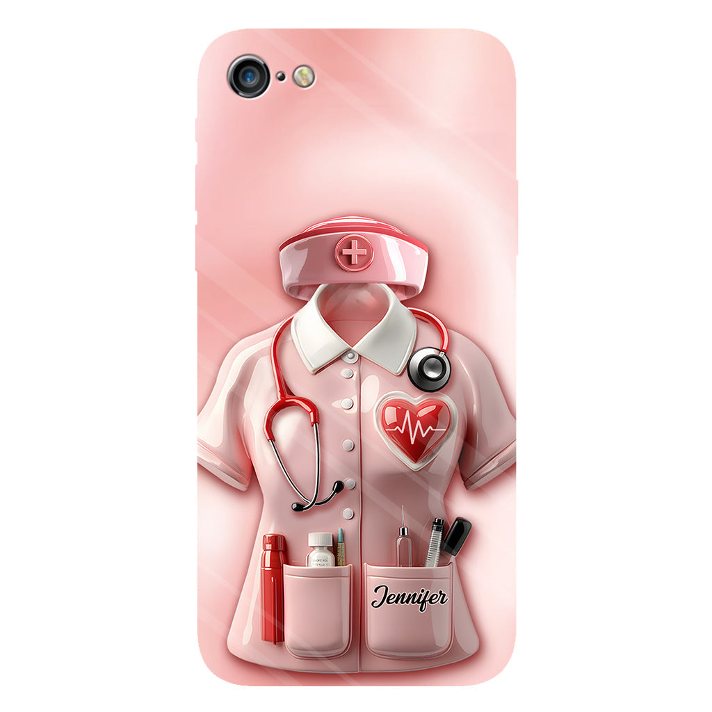 Nurses Are The Heart of Healthcare - Personalized Nurse Full Print Phone Case