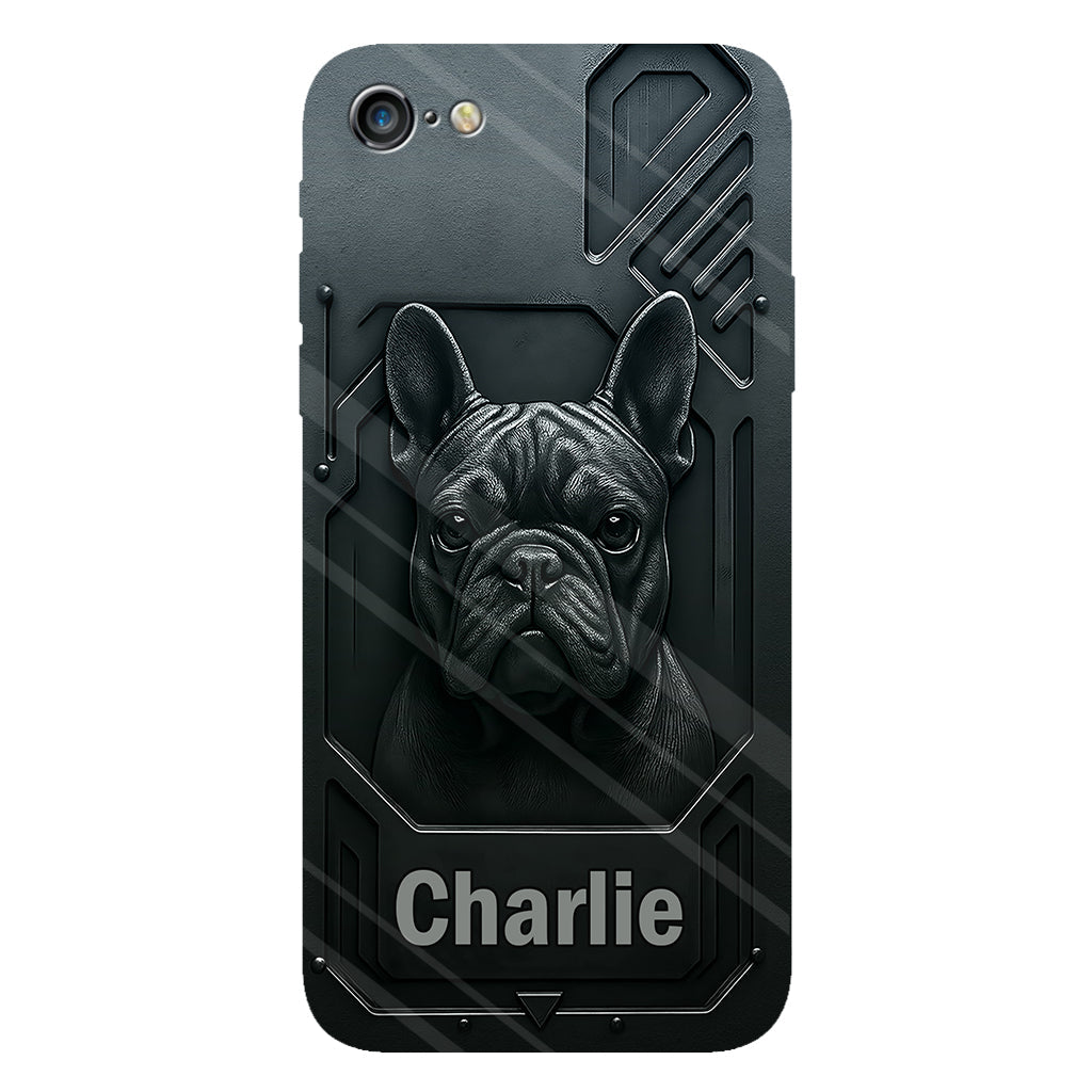 Meilleure maman/papa de chien - Coque de téléphone personnalisée avec impression intégrale de chien