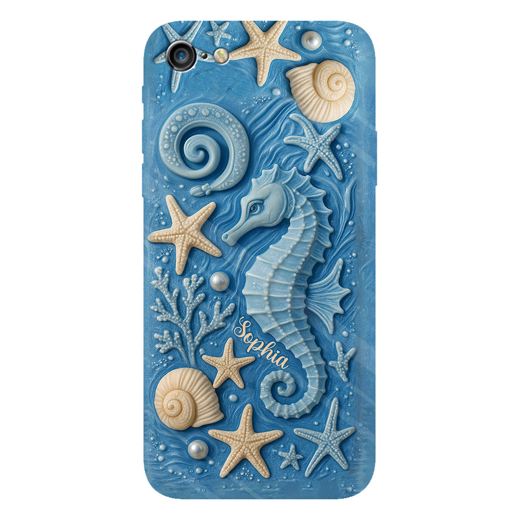 Just A Girl Who Loves Ocean - Personalized Sea Lover Full Print Phone Case