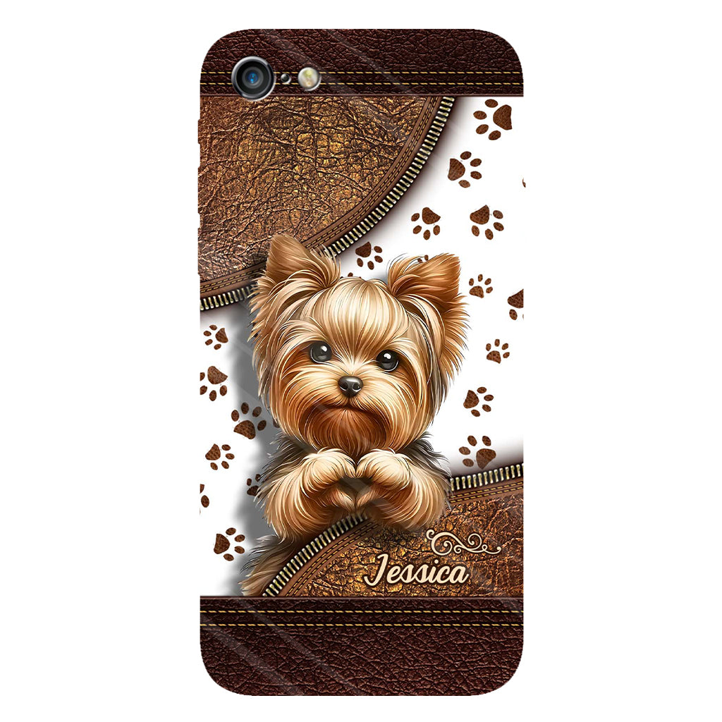 Cute Yorkshire Terrier - Personalized Dog Full Print Phone Case