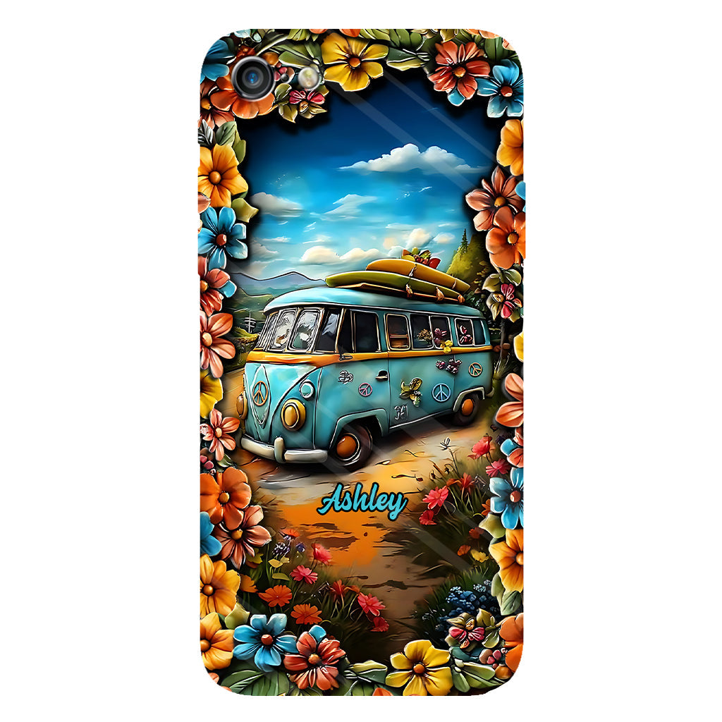 Hippie Van - Personalized Hippie Full Print Phone Case