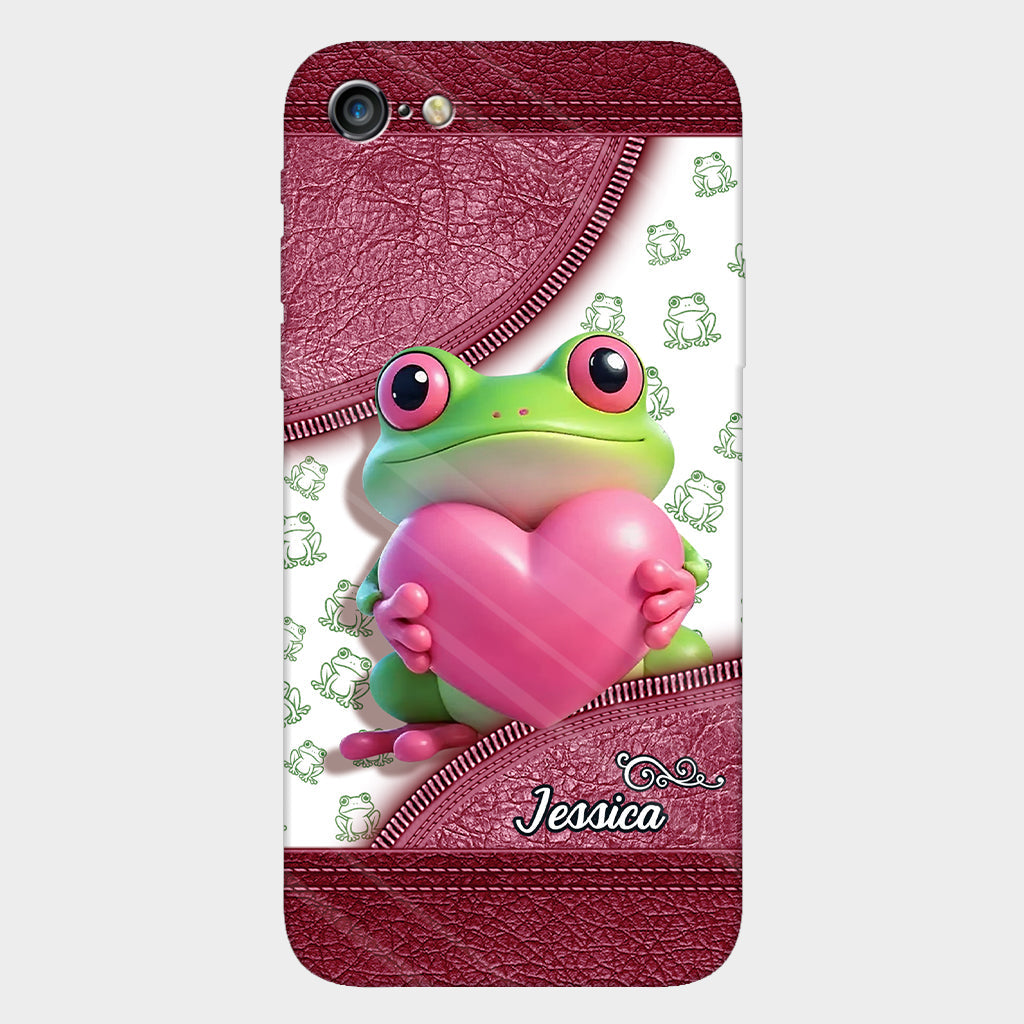 Love Frog – Personalisierte Handyhülle mit Froschmotiv