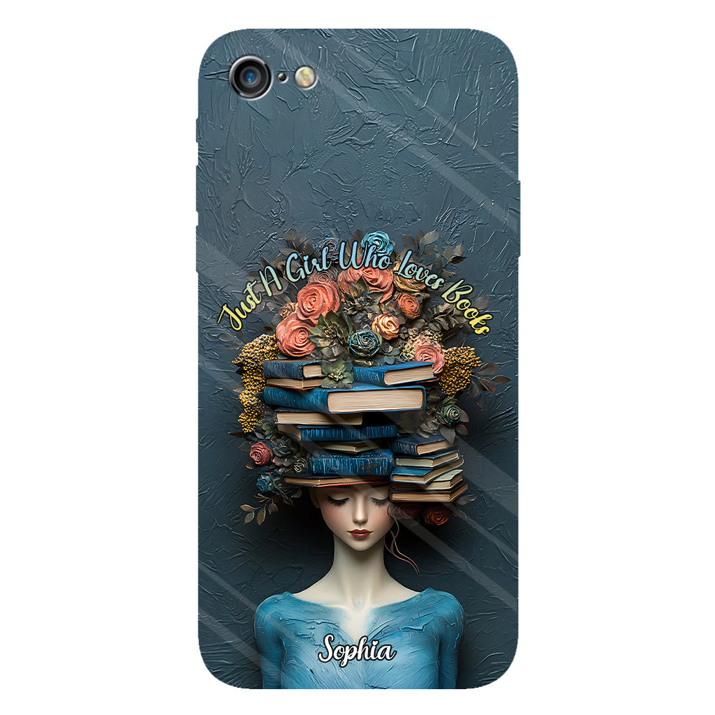 Just A Girl Who Loves Books - Personalized Book Full Print Phone Case