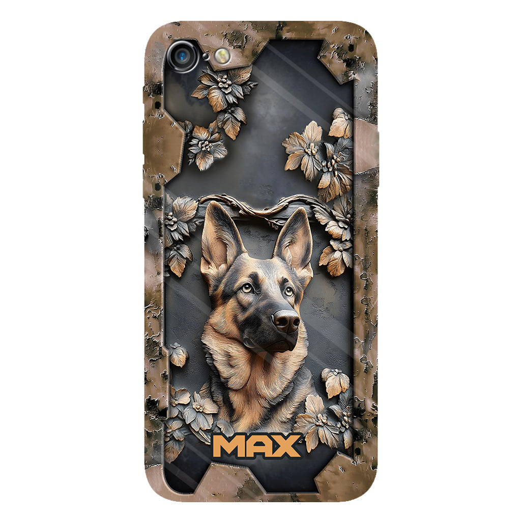 Strong German Shepherd - Personalized Dog Full Print Phone Case
