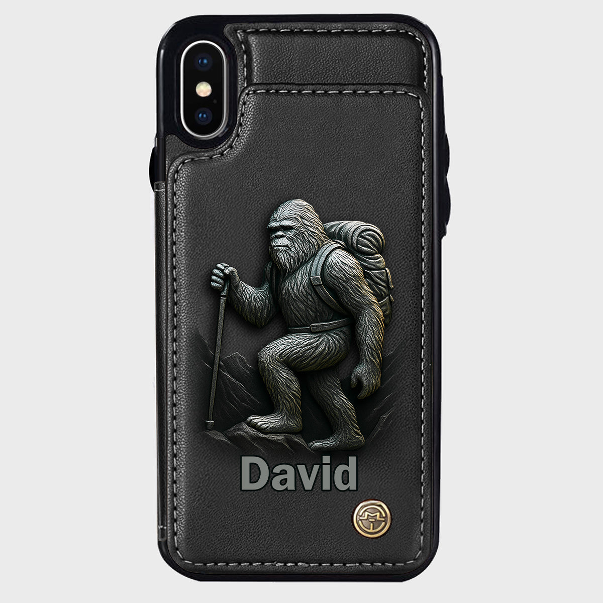 Sasquatch - Personalized Hiking Wallet Phone Case