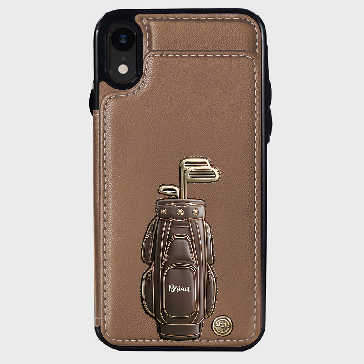 Luxury Gift For Golfer Custom Name - Personalized Golf Wallet Phone Case