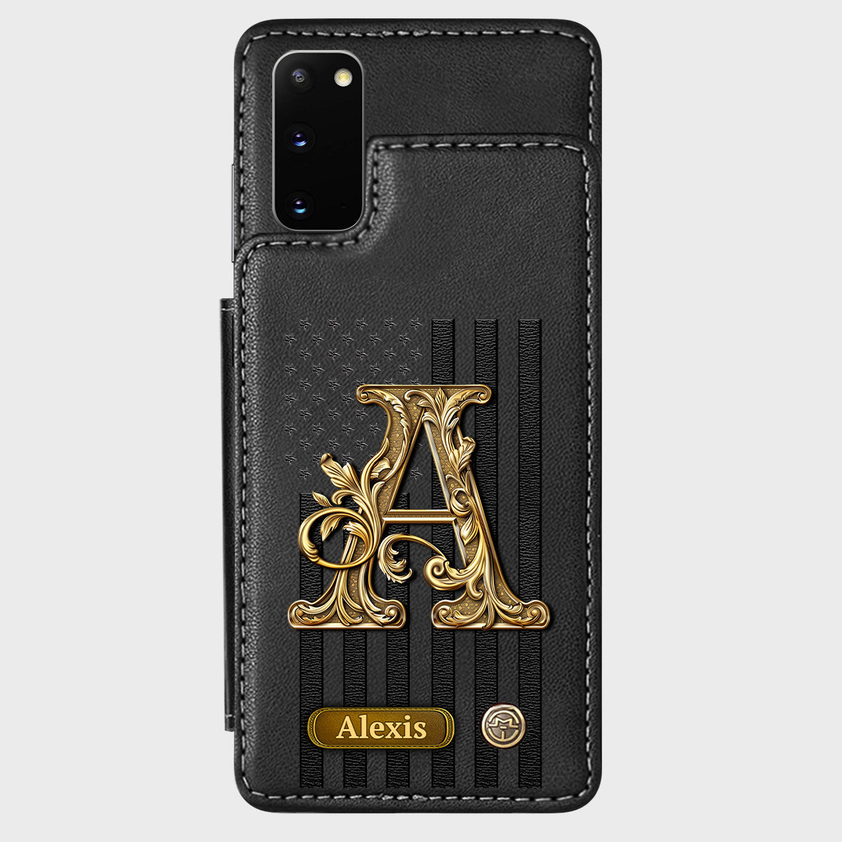 Cadeau initial pour lui, cadeau pour homme… - Étui portefeuille personnalisé pour téléphone