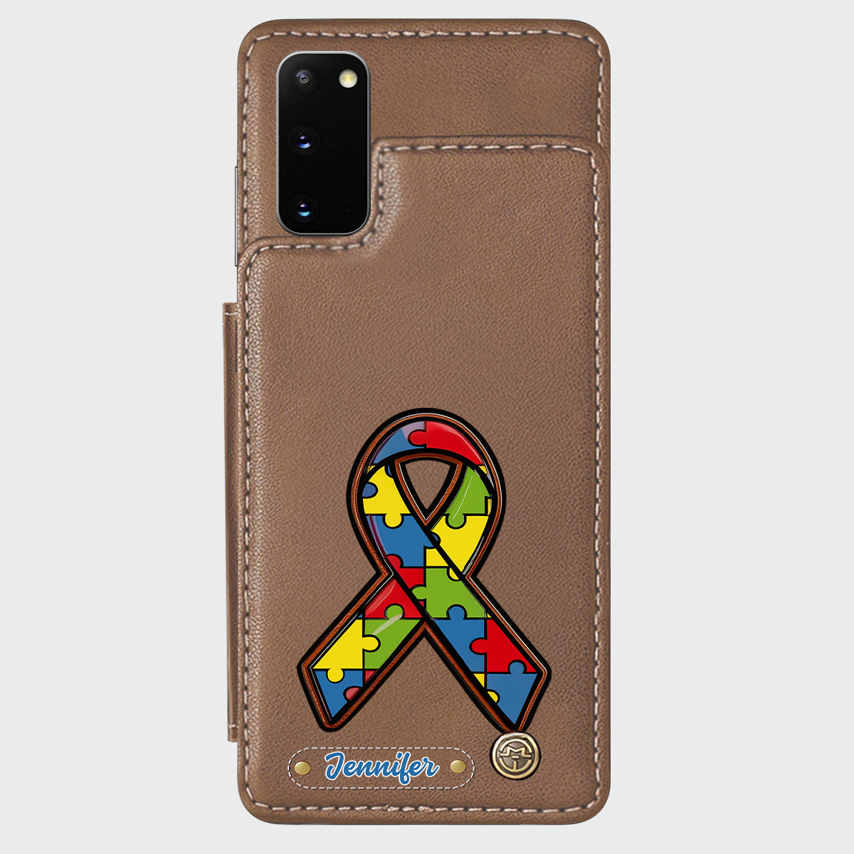 Autism Awareness - Personalized Autism Awareness Wallet Phone Case