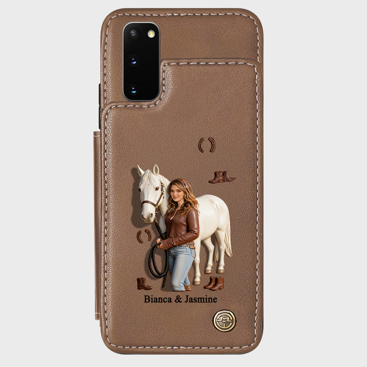 Horse Girl - Personalized Horse Wallet Phone Case