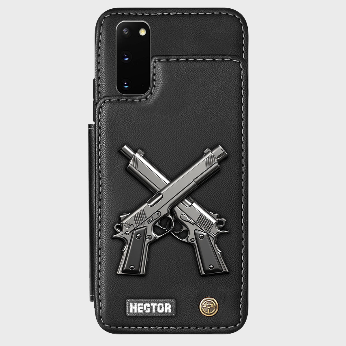 Crossed Pistols - Personalized Tactical equipment Wallet Phone Case