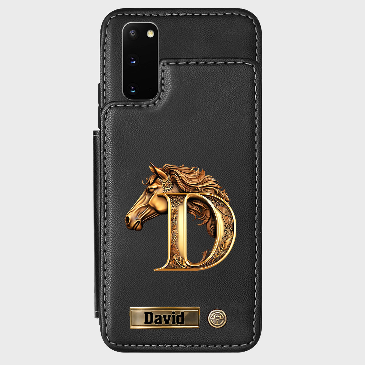 Love Horse - Personalized Horse Wallet Phone Case