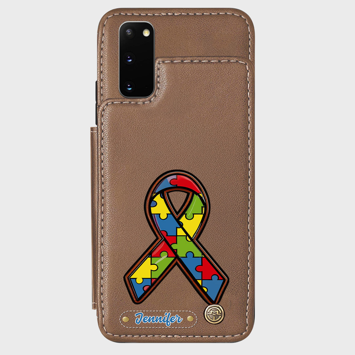 Autism Awareness - Personalized Autism Awareness Wallet Phone Case