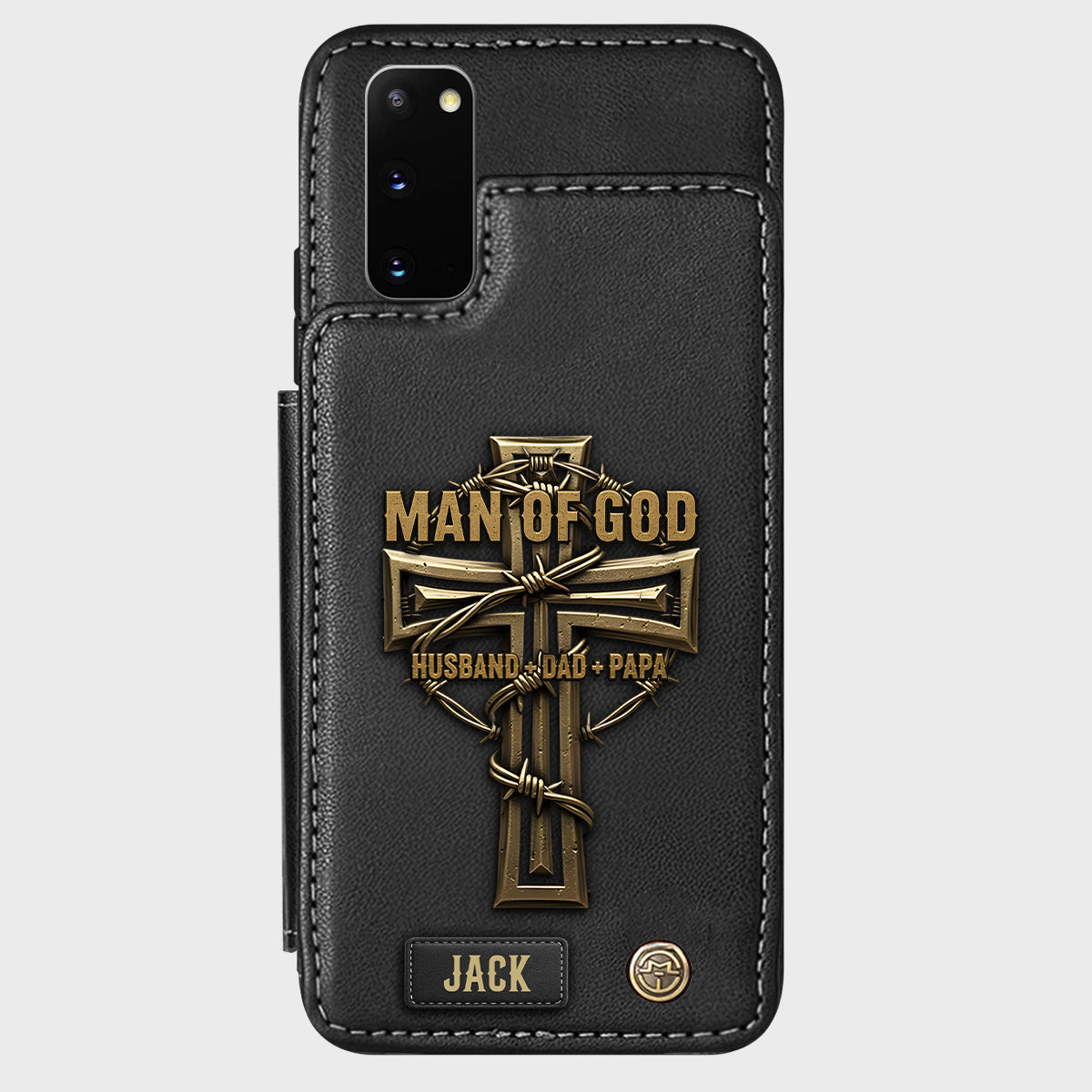Man Of God - Personalized Christian Wallet Phone Case