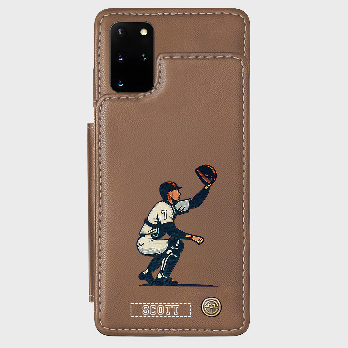 Tis Baseball Season - Personalized Baseball Wallet Phone Case