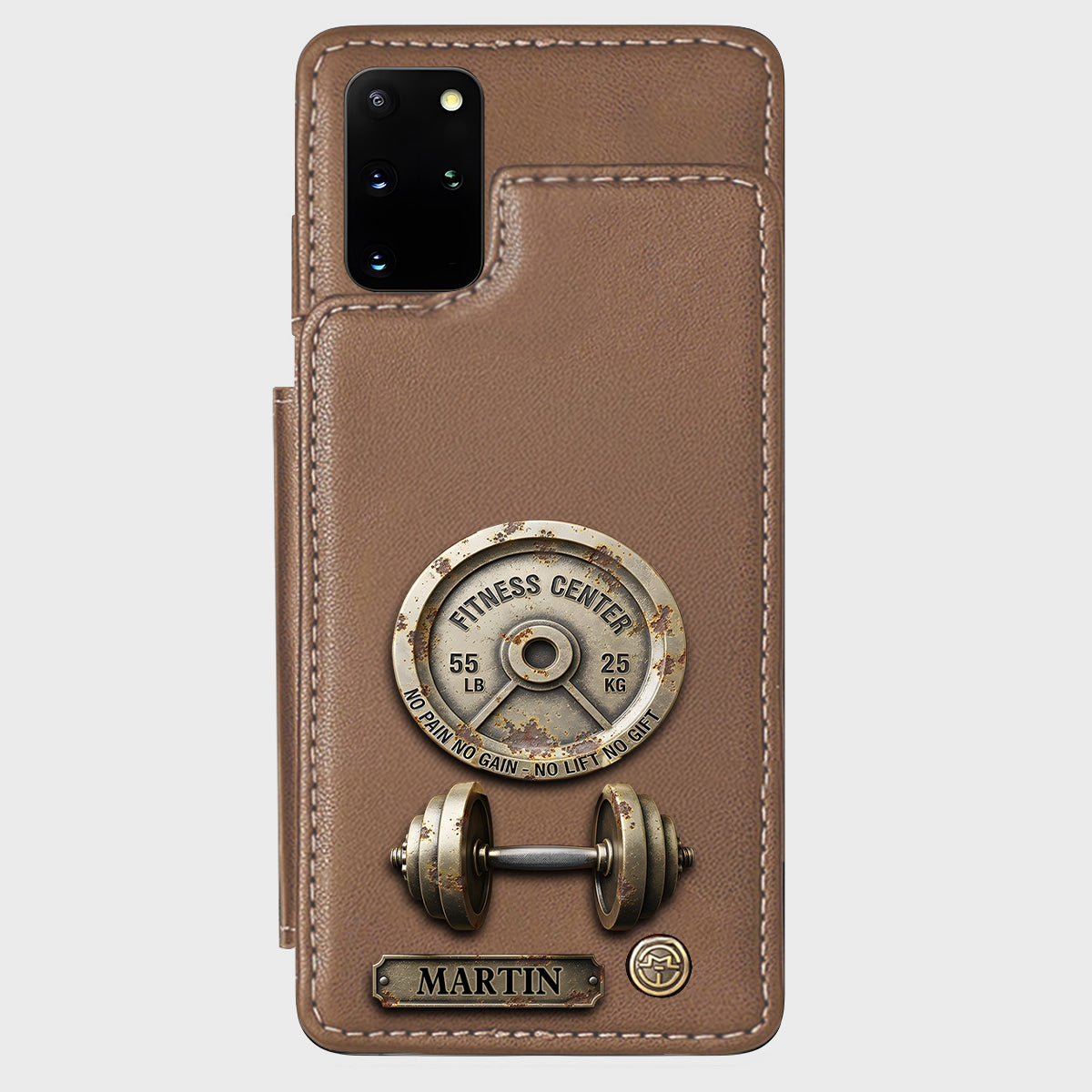 No Pain No Gain - Personalized Fitness Wallet Phone Case