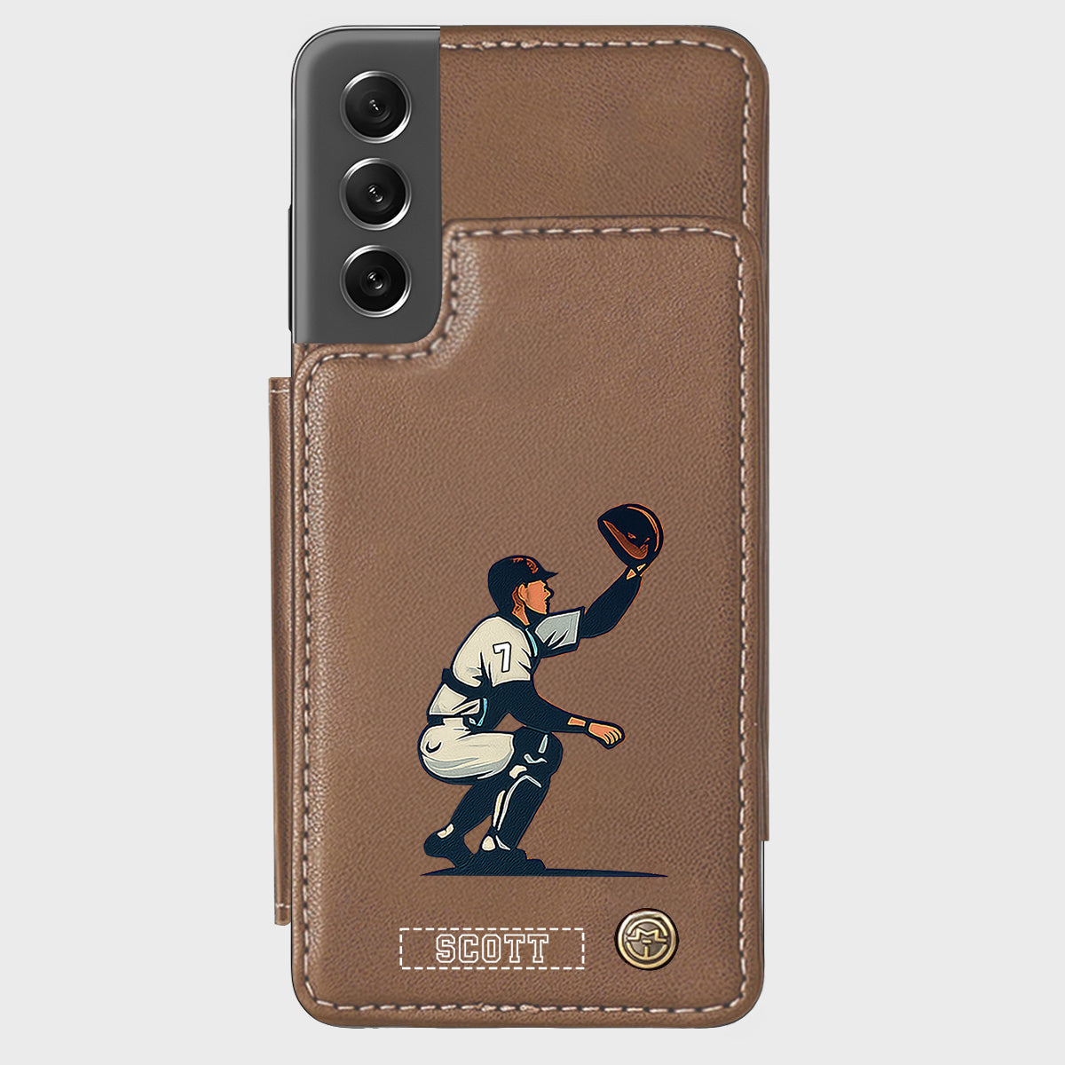 Tis Baseball Season - Personalized Baseball Wallet Phone Case