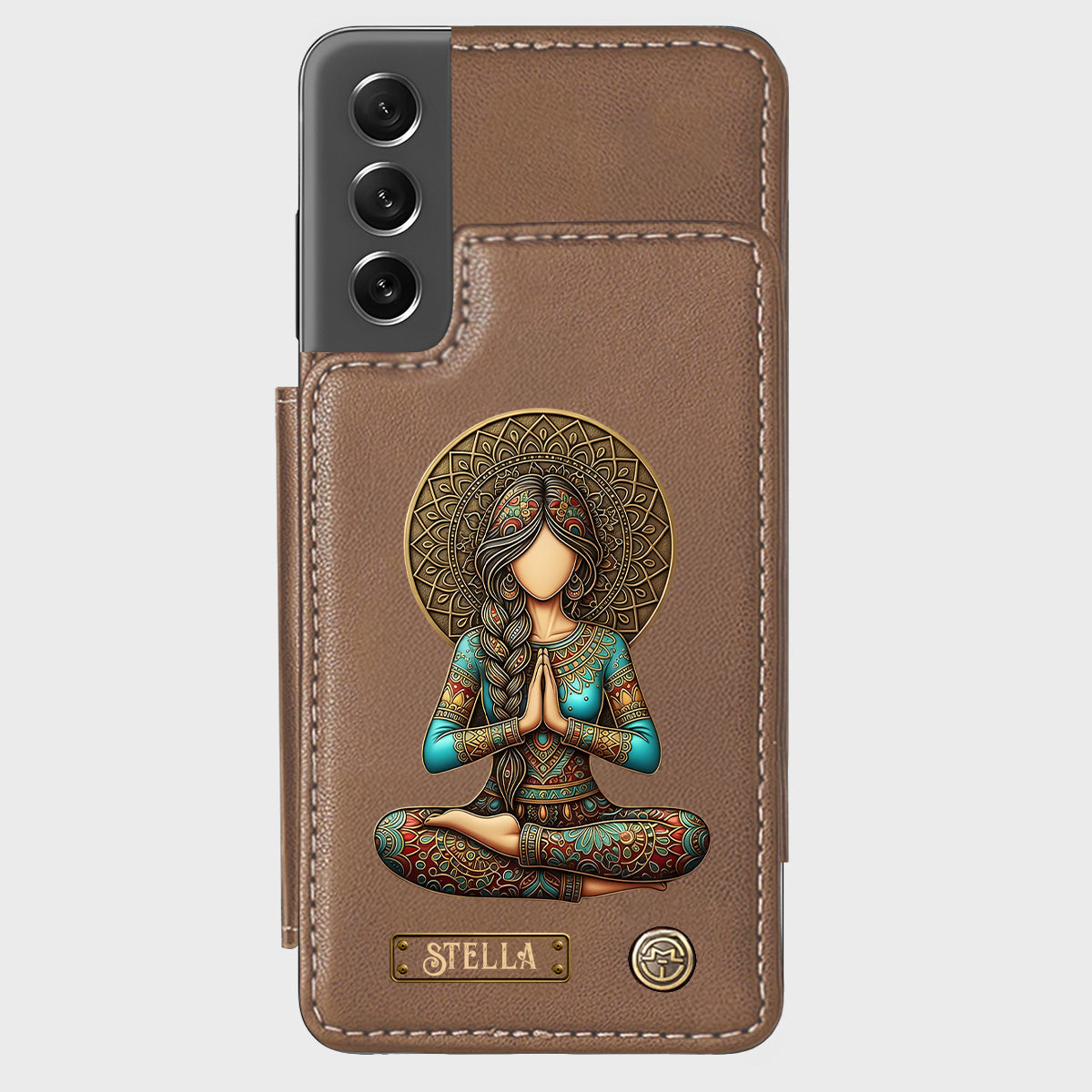 Lose Your Mind Find Your Soul - Personalized Yoga Wallet Phone Case