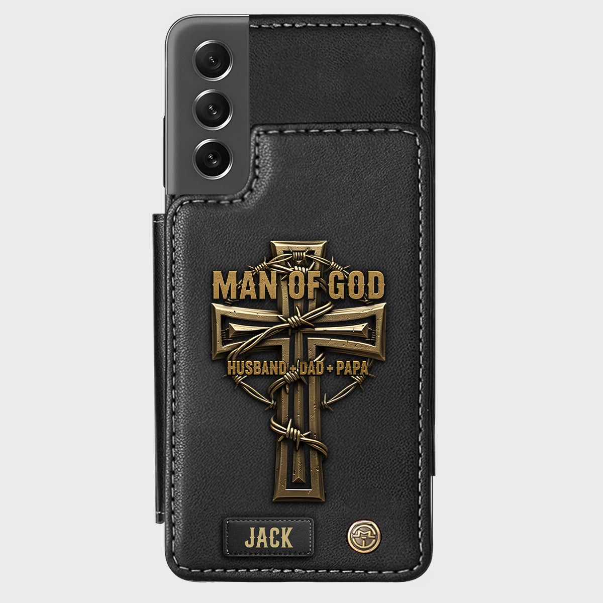 Man Of God - Personalized Christian Wallet Phone Case