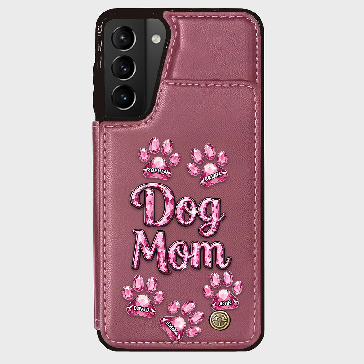 Dog Mom - Personalized Dog Wallet Phone Case