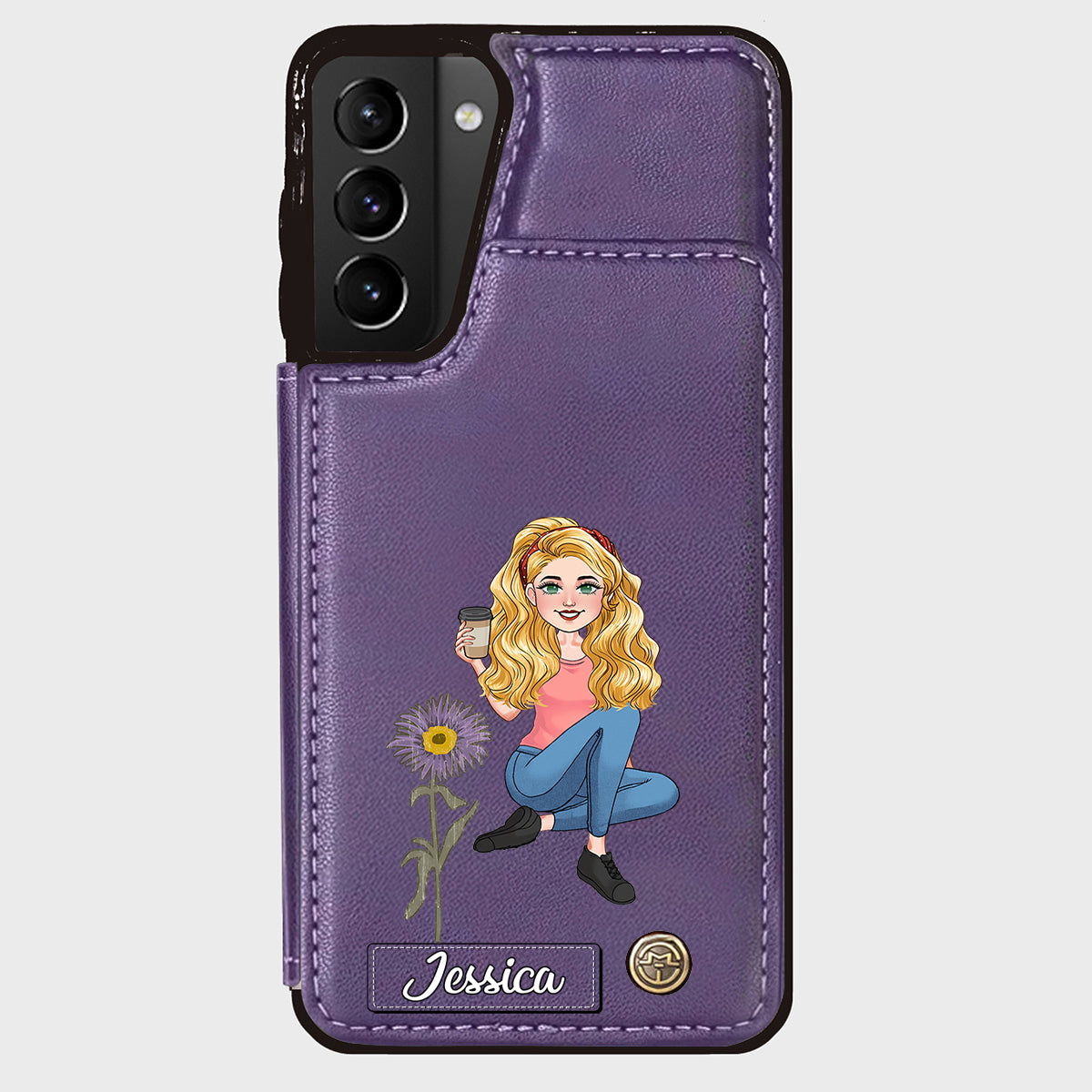 Gift For Friends Birth Month - Personalized Bestie Wallet Phone Case