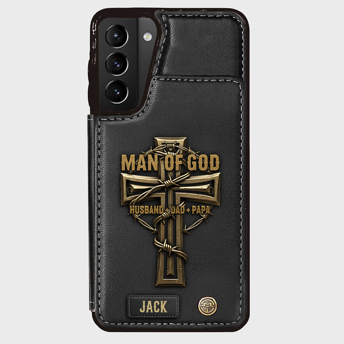 Man Of God - Personalized Christian Wallet Phone Case
