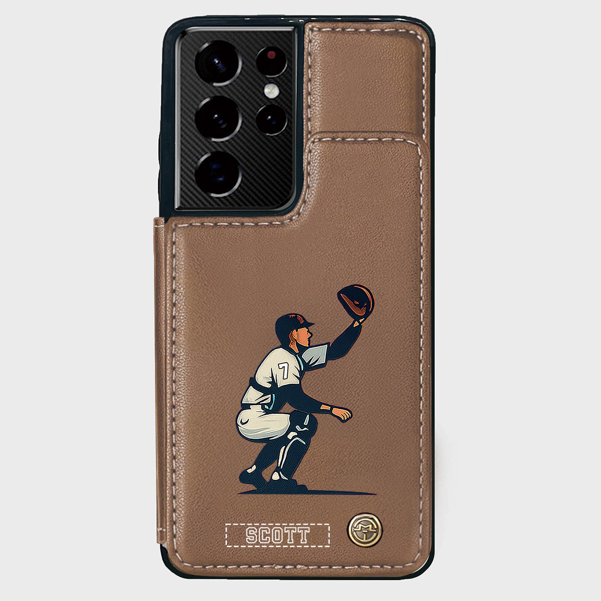 Tis Baseball Season - Personalized Baseball Wallet Phone Case