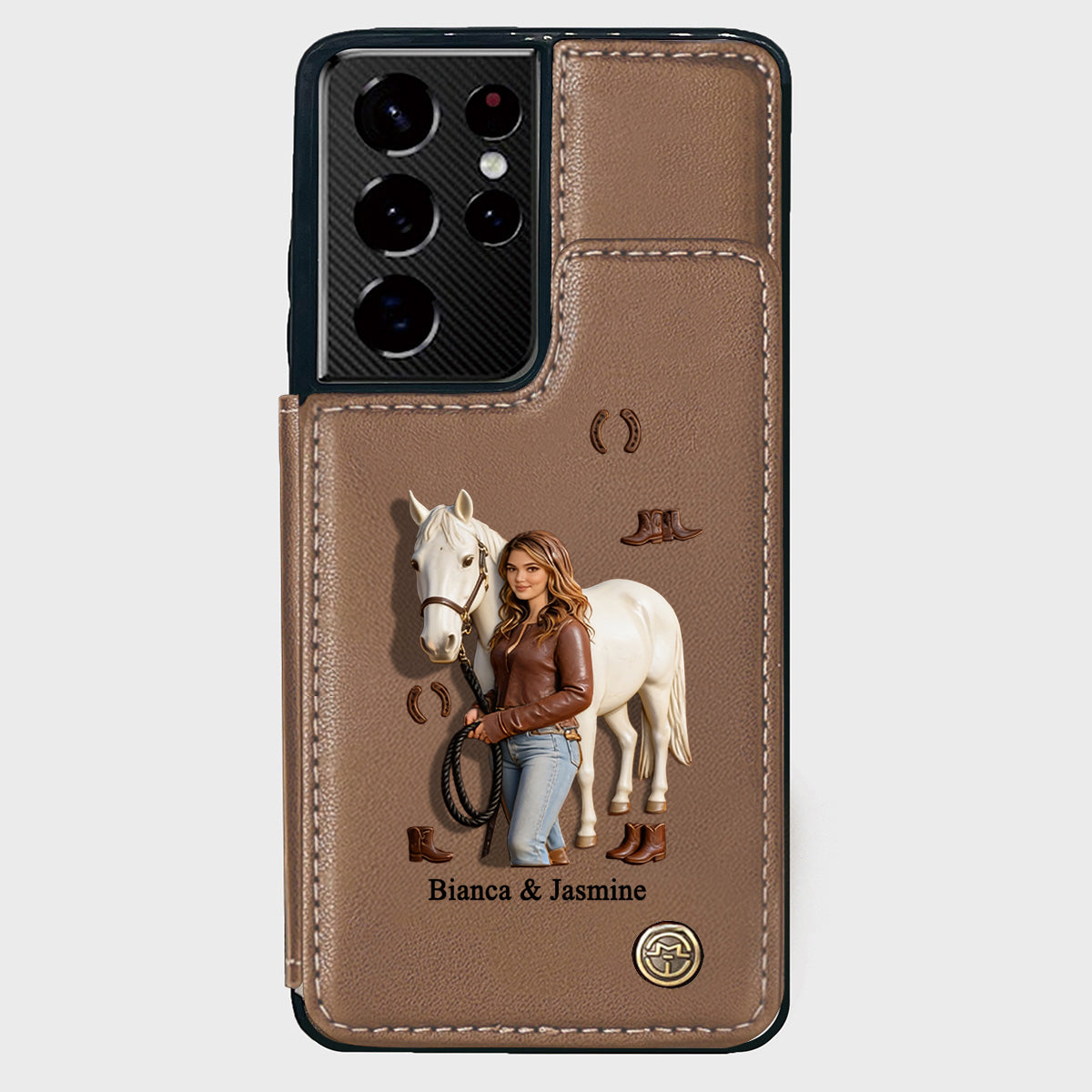 Horse Girl - Personalized Horse Wallet Phone Case