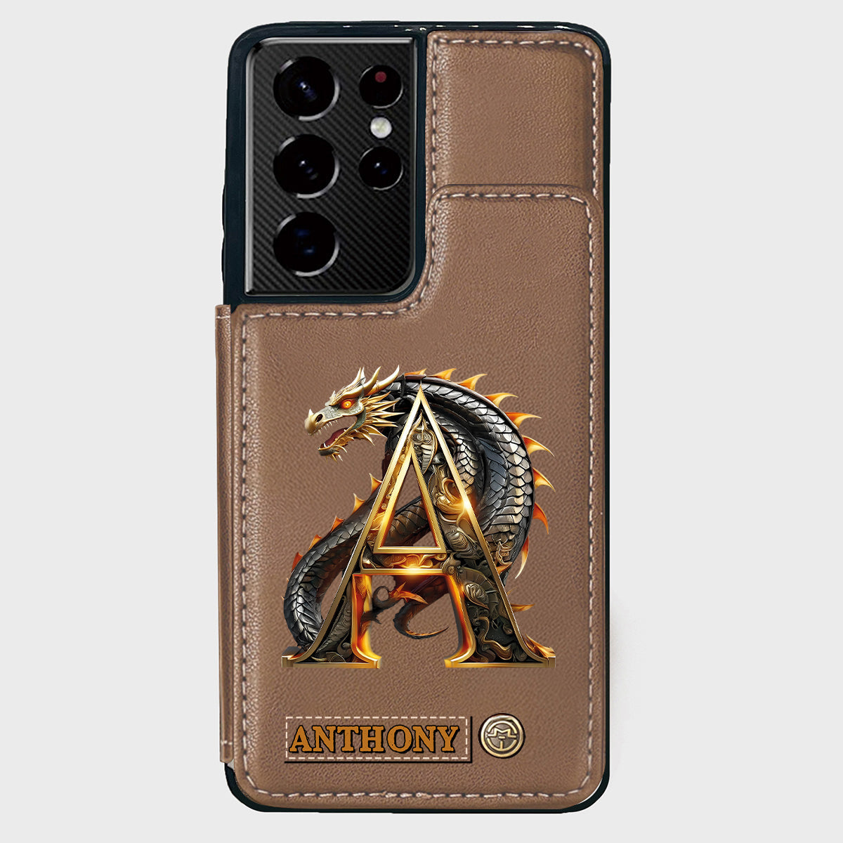 Love Dragons - Personalized Dragon Wallet Phone Case