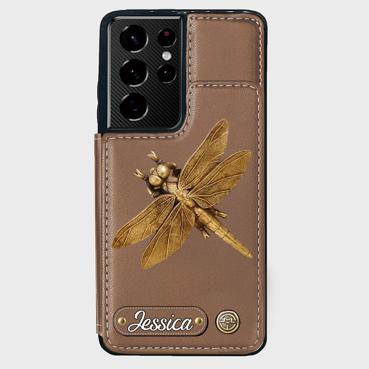 Love Garden, Beautiful Dragonfly, Butterfly, Bee, Hummingbird,... - Personalized Gardening Wallet Phone Case