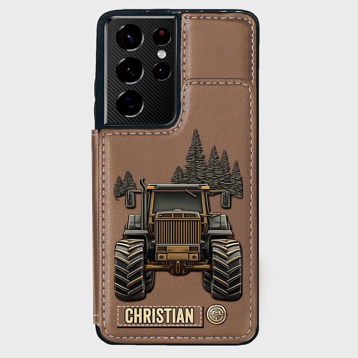 Tractor Ride - Personalized Tractor Wallet Phone Case