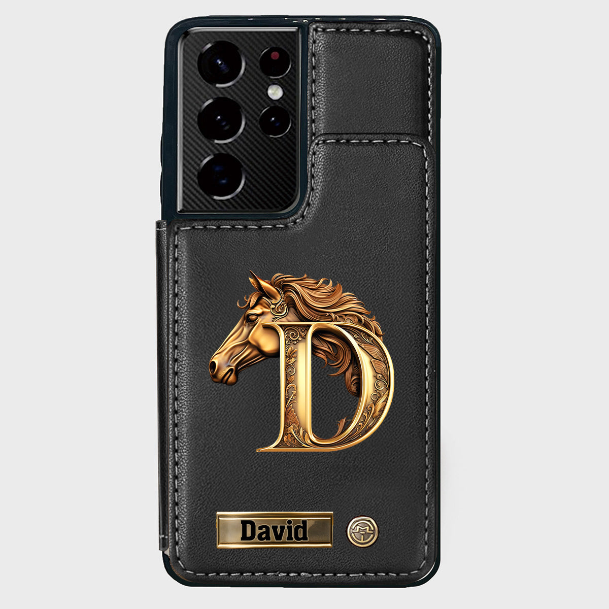 Love Horse - Personalized Horse Wallet Phone Case