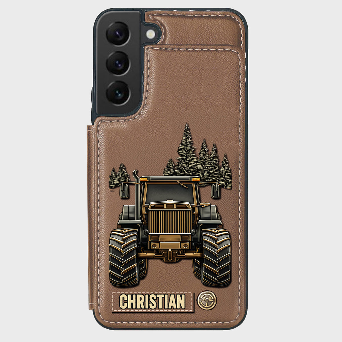 Tractor Ride - Personalized Tractor Wallet Phone Case