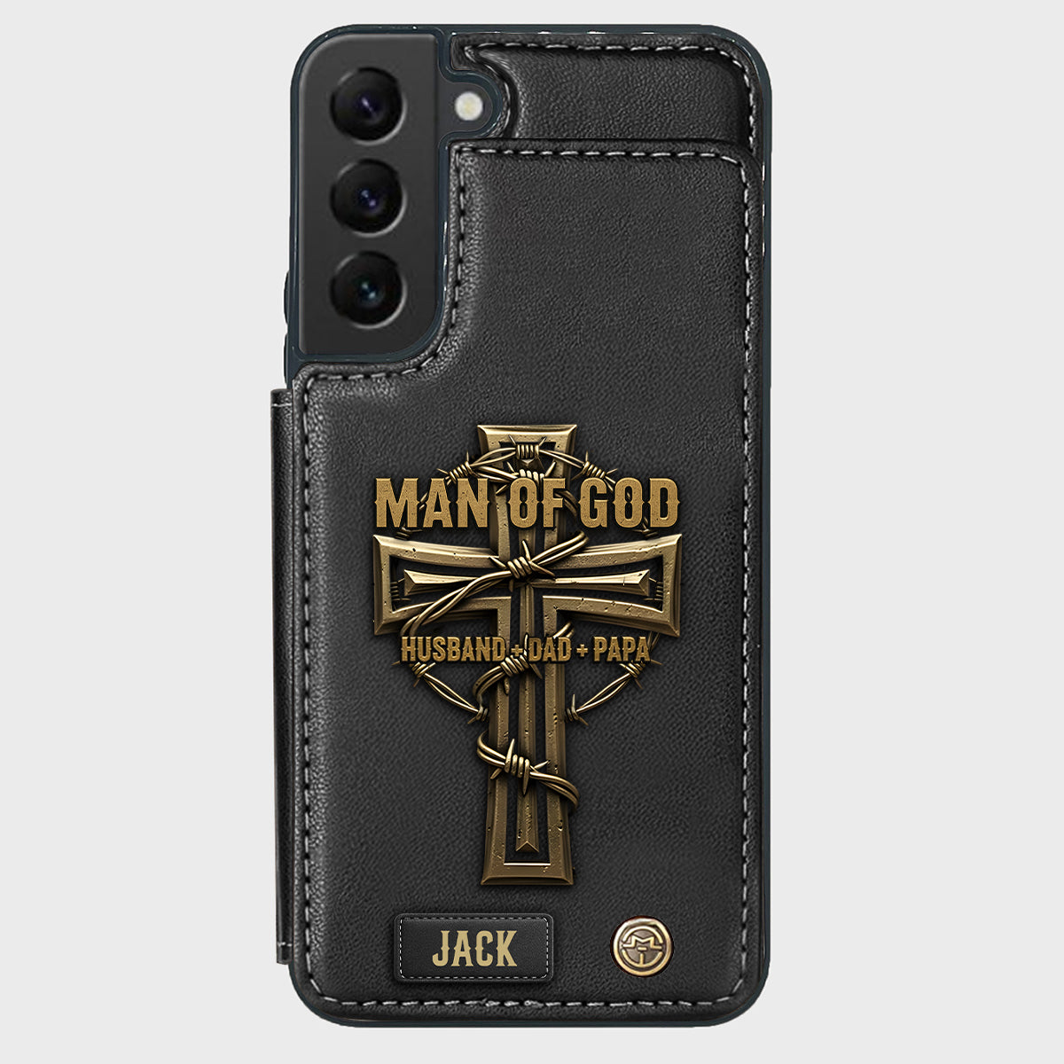 Man Of God - Personalized Christian Wallet Phone Case