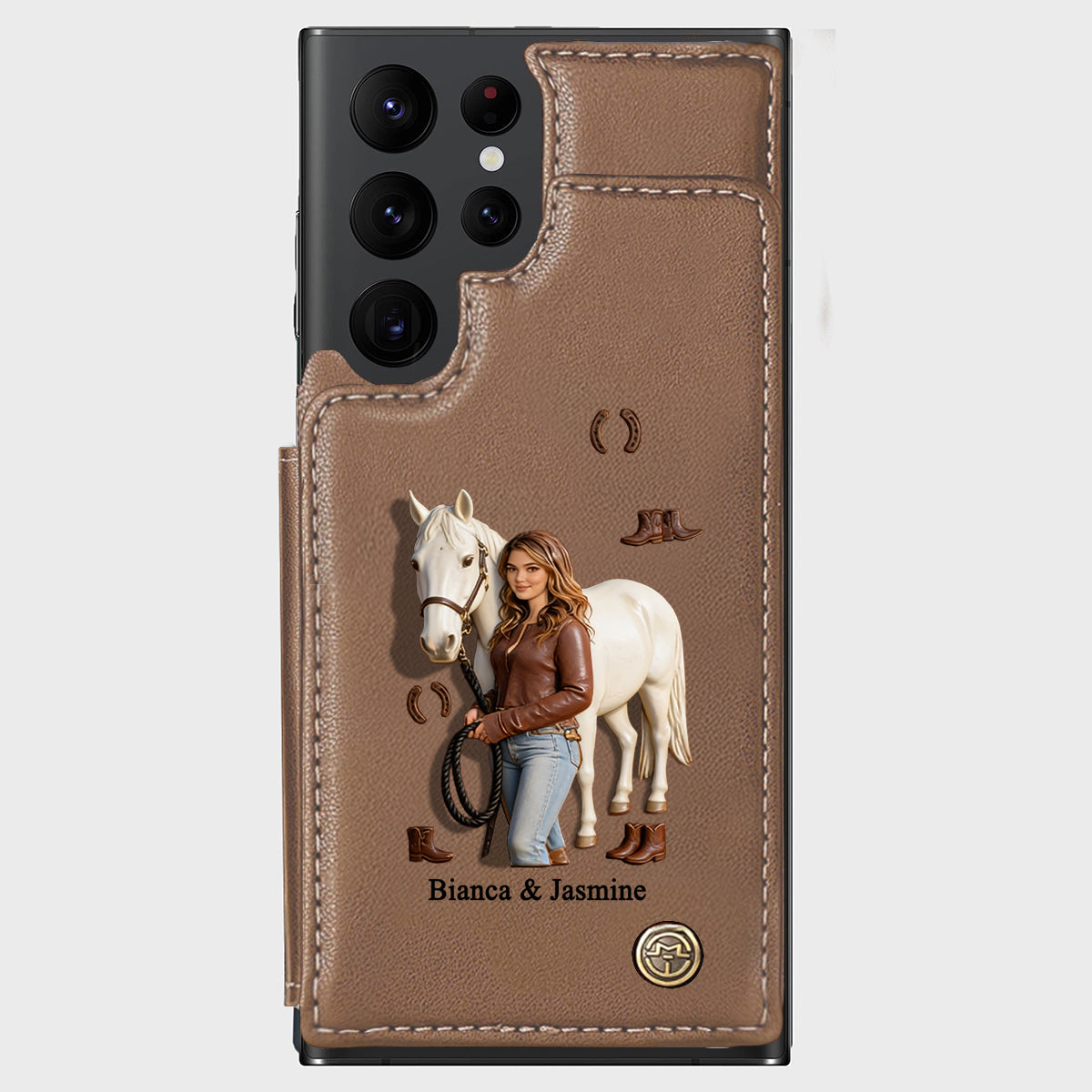 Horse Girl - Personalized Horse Wallet Phone Case