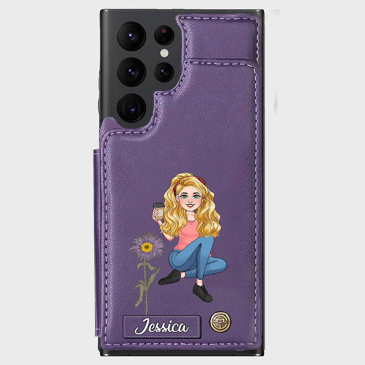Gift For Friends Birth Month - Personalized Bestie Wallet Phone Case