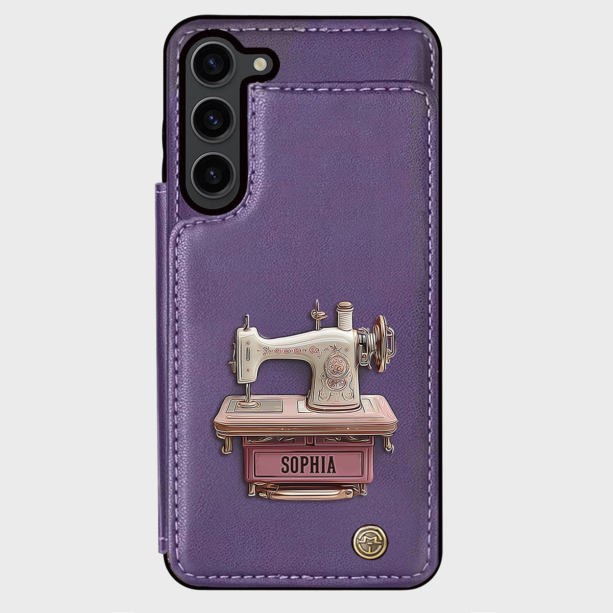Sewing Machine - Personalized Sewing Wallet Phone Case