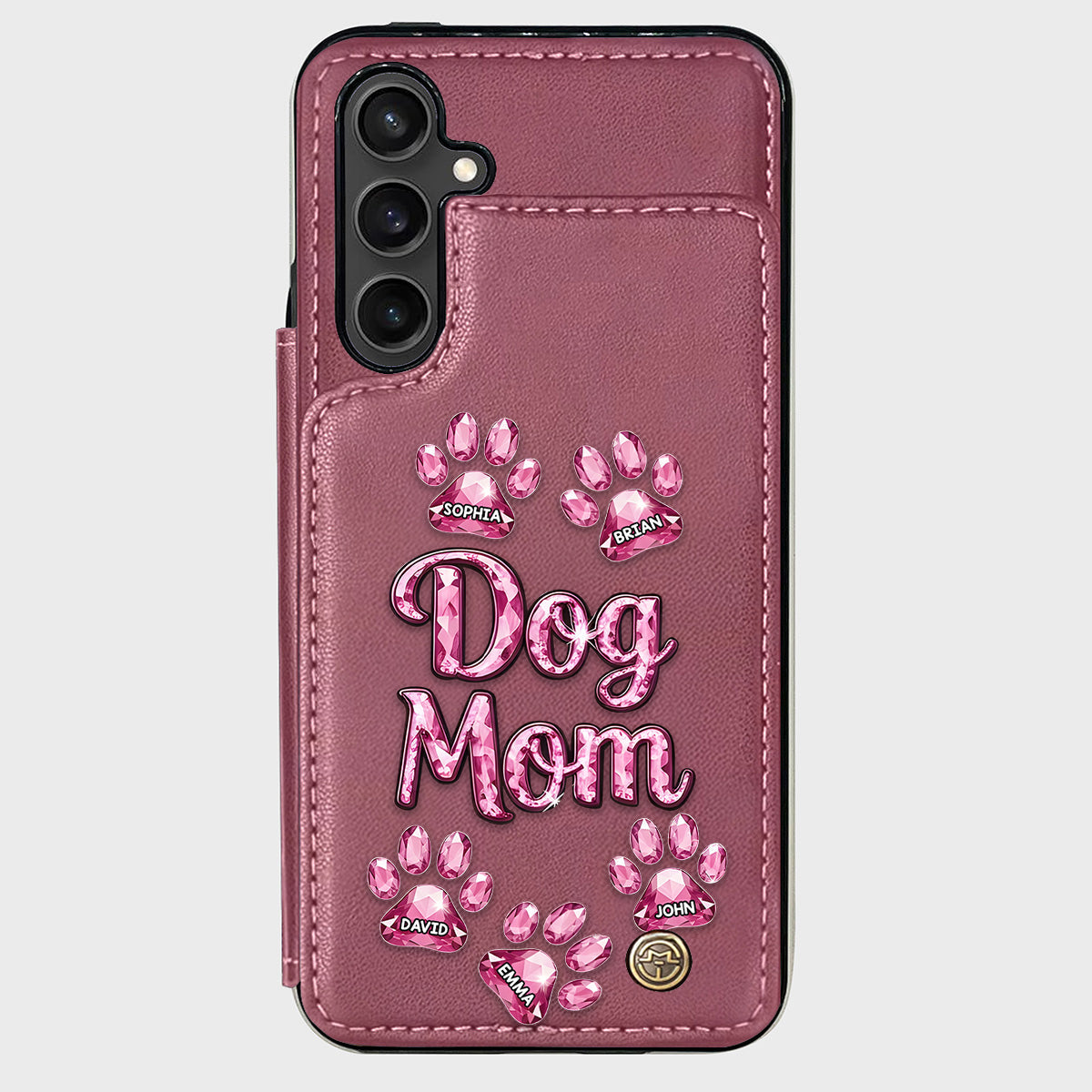 Dog Mom - Personalized Dog Wallet Phone Case