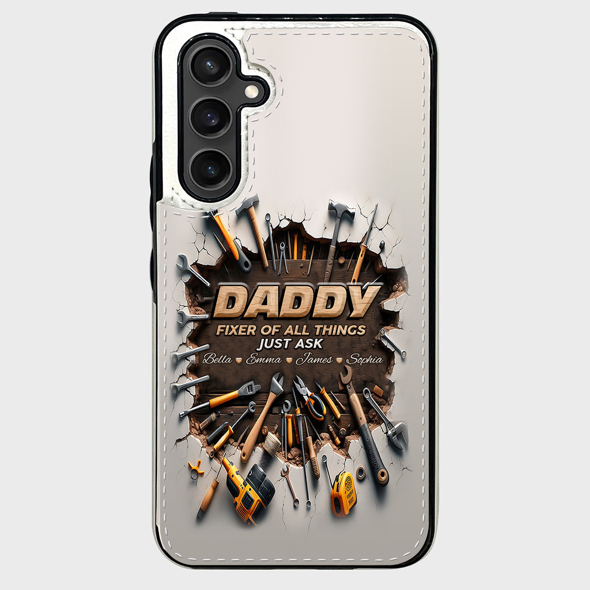 Fixer Of All Things - Personalized Father Foldable Wallet Phone Case