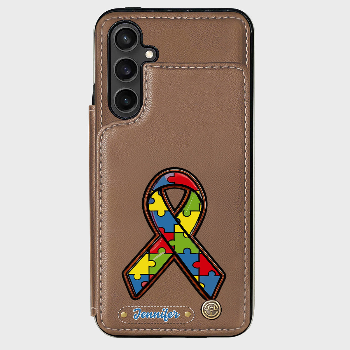 Autism Awareness - Personalized Autism Awareness Wallet Phone Case