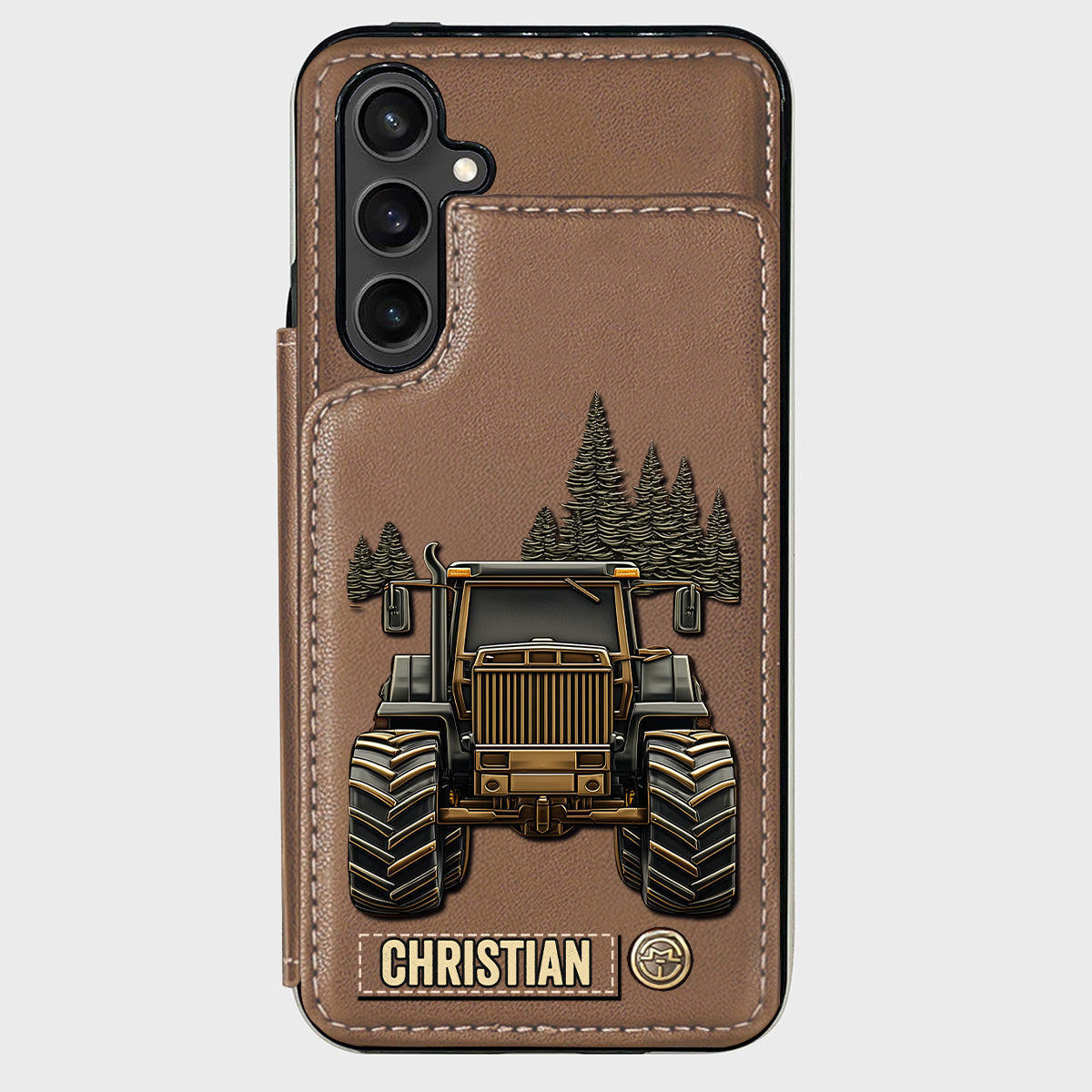 Tractor Ride - Personalized Tractor Wallet Phone Case