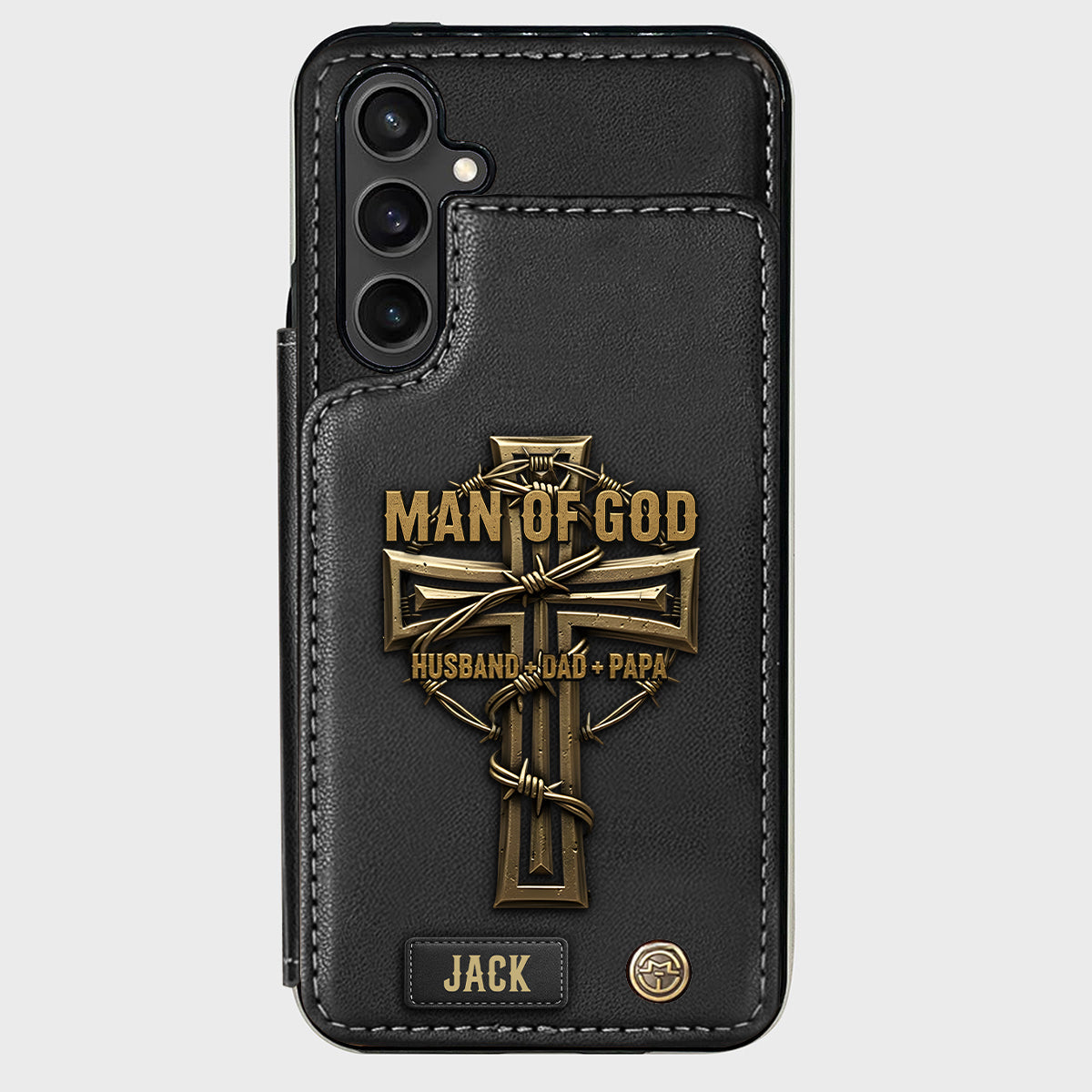 Man Of God - Personalized Christian Wallet Phone Case