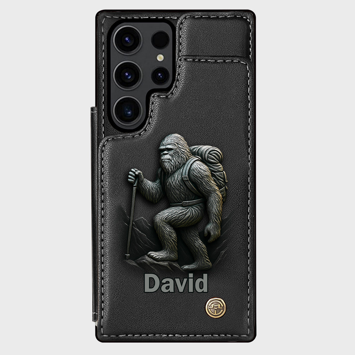 Sasquatch - Personalized Hiking Wallet Phone Case