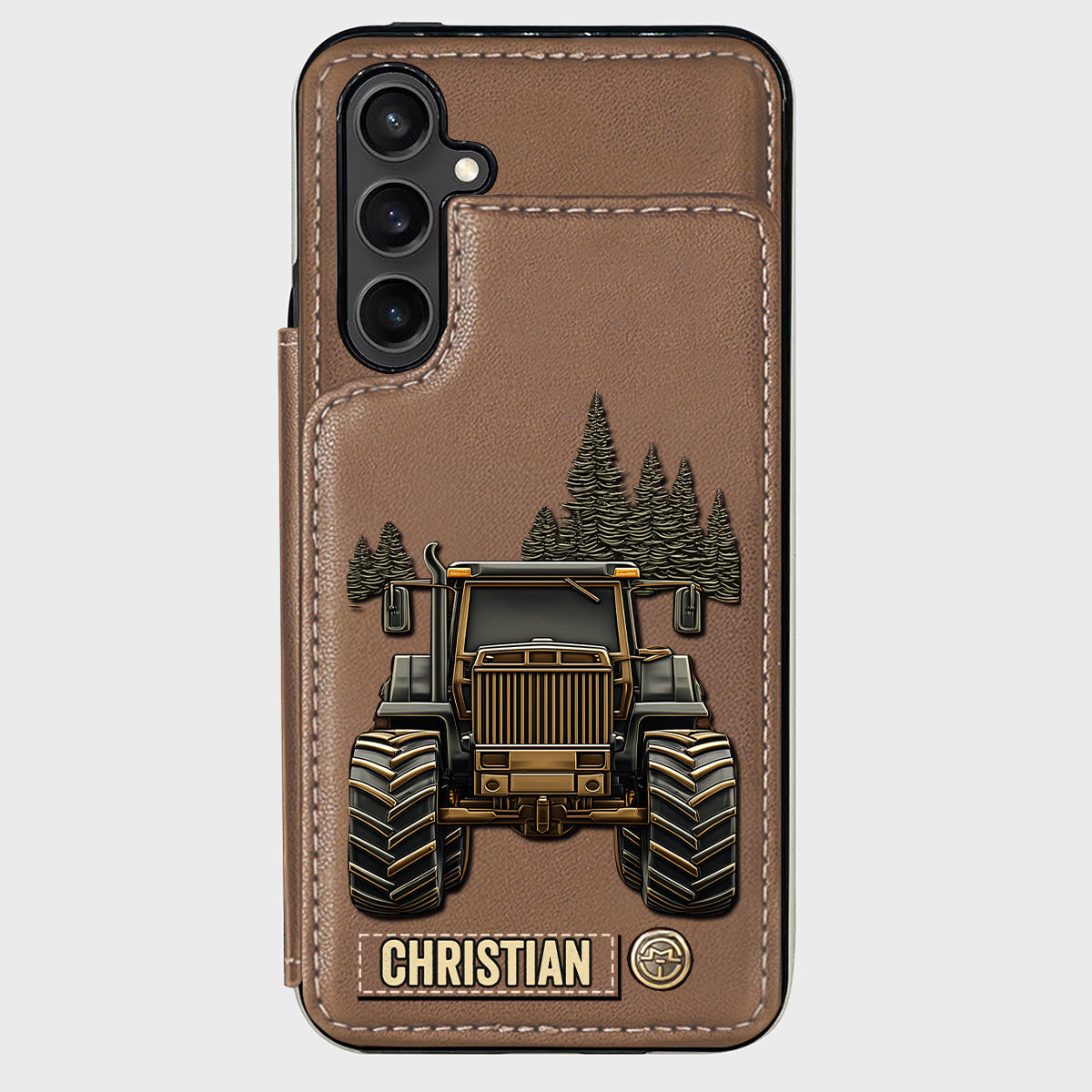 Tractor Ride - Personalized Tractor Wallet Phone Case