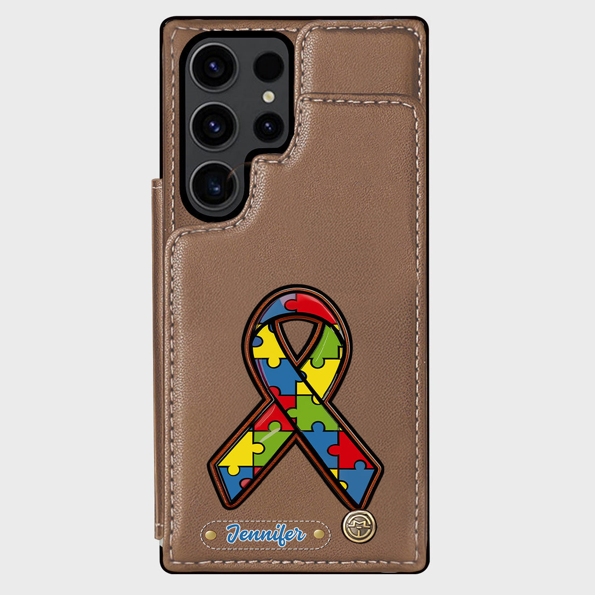 Autism Awareness - Personalized Autism Awareness Wallet Phone Case