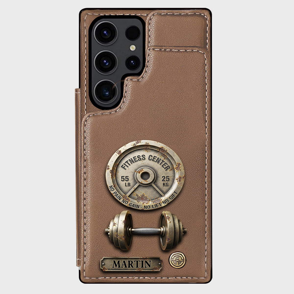 No Pain No Gain - Personalized Fitness Wallet Phone Case