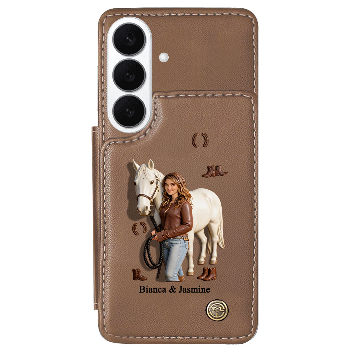 Horse Girl - Personalized Horse Wallet Phone Case