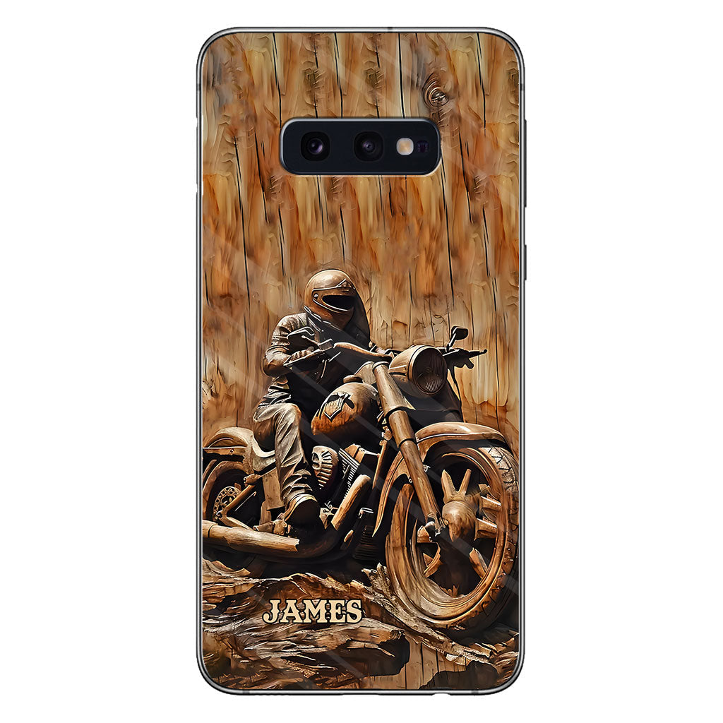 Never Underestimate An Old Man With A Motorcycle - Personalized Biker Phone Case