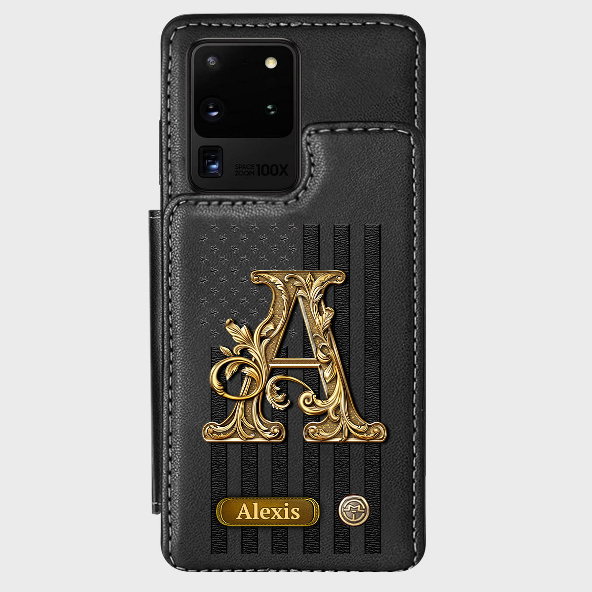 Cadeau initial pour lui, cadeau pour homme… - Étui portefeuille personnalisé pour téléphone